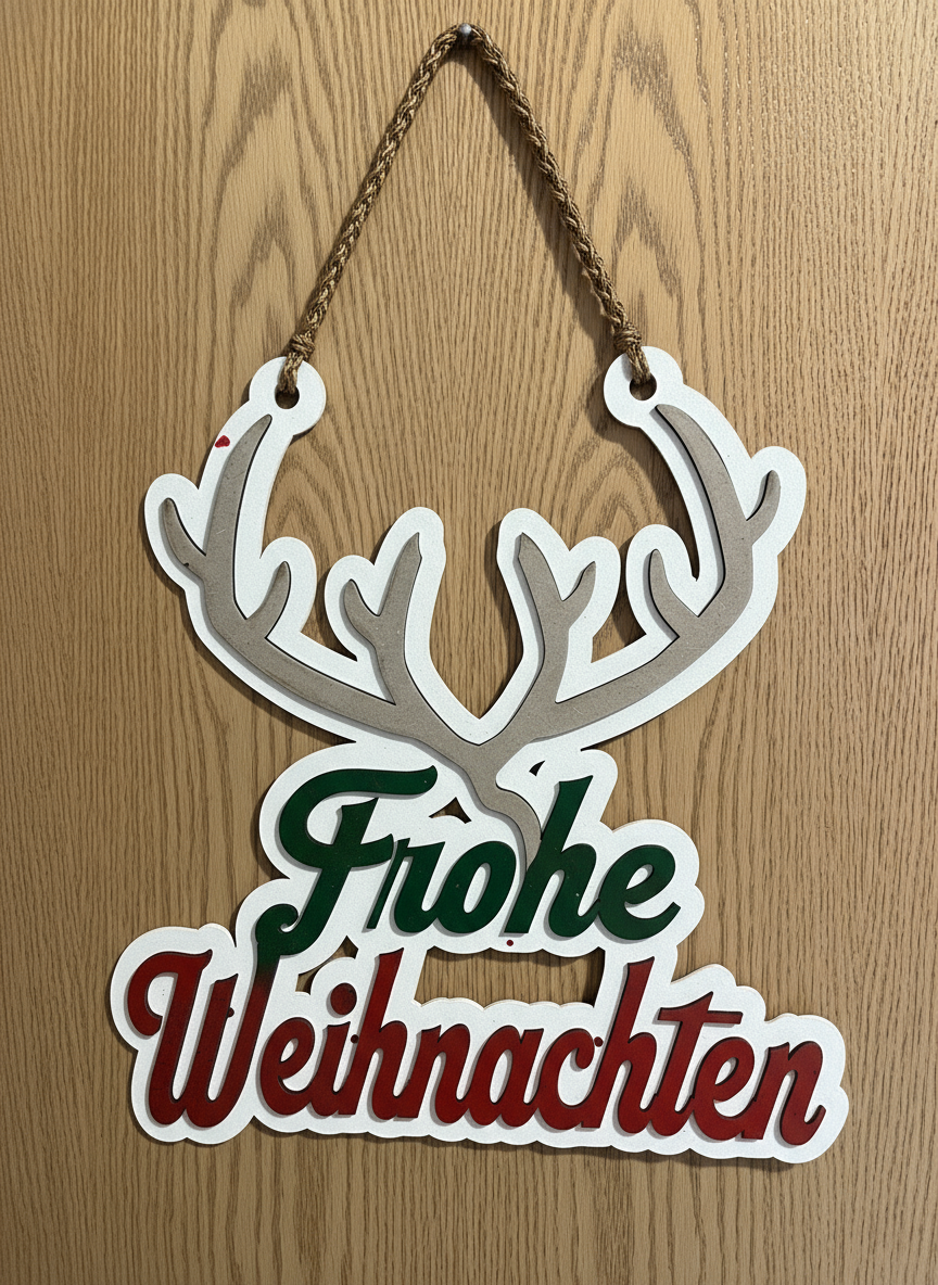 Weihnachtsschild