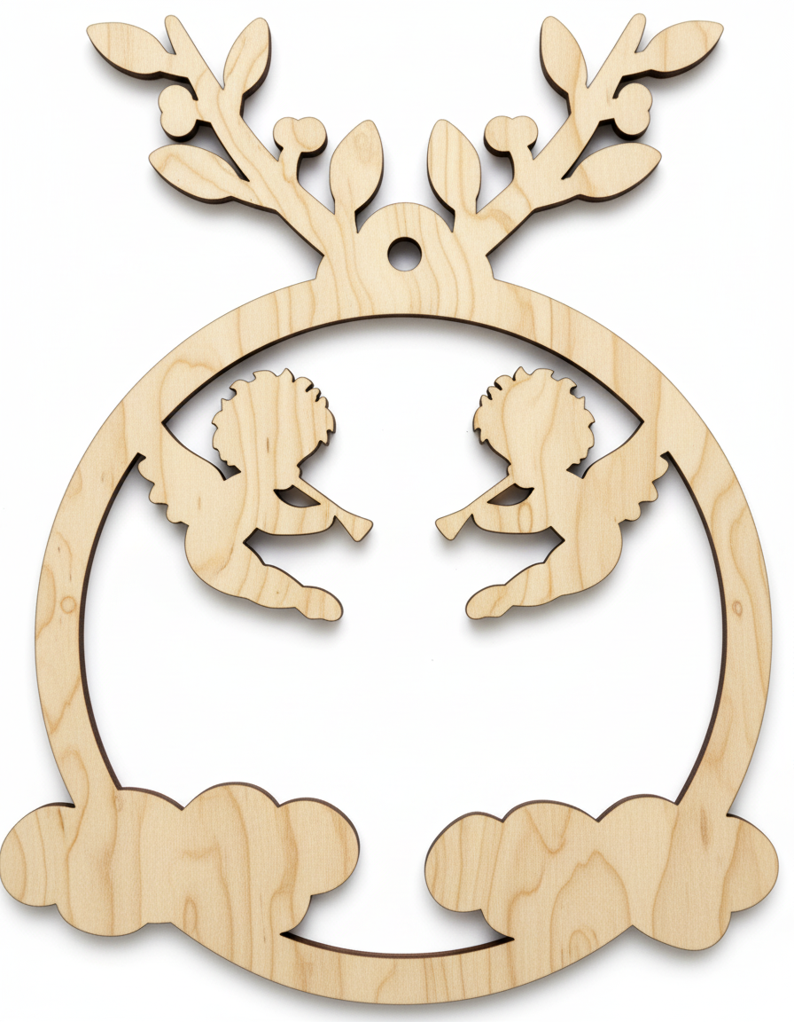 Elchzweig Weihnachtskugel