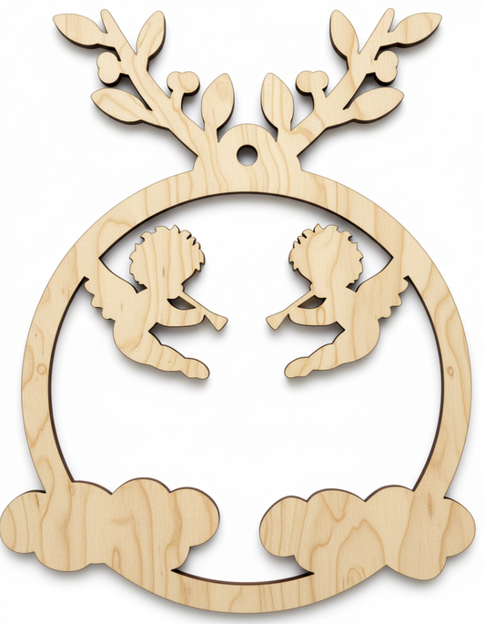 Elchzweig Weihnachtskugel