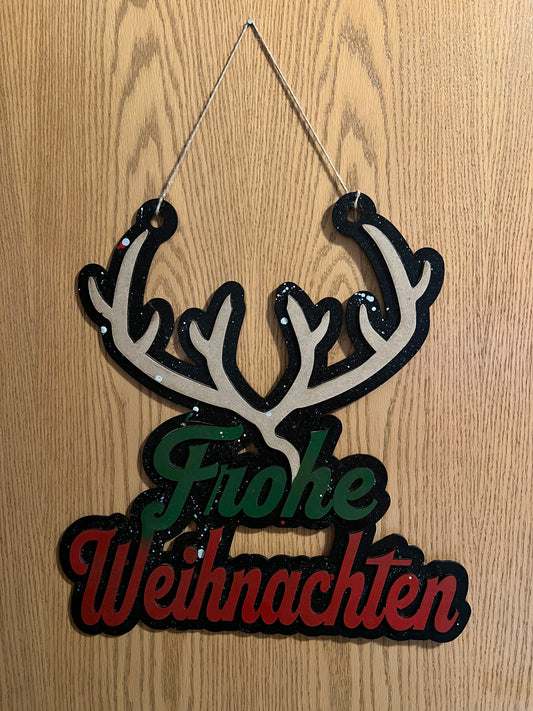 Weihnachtsschild