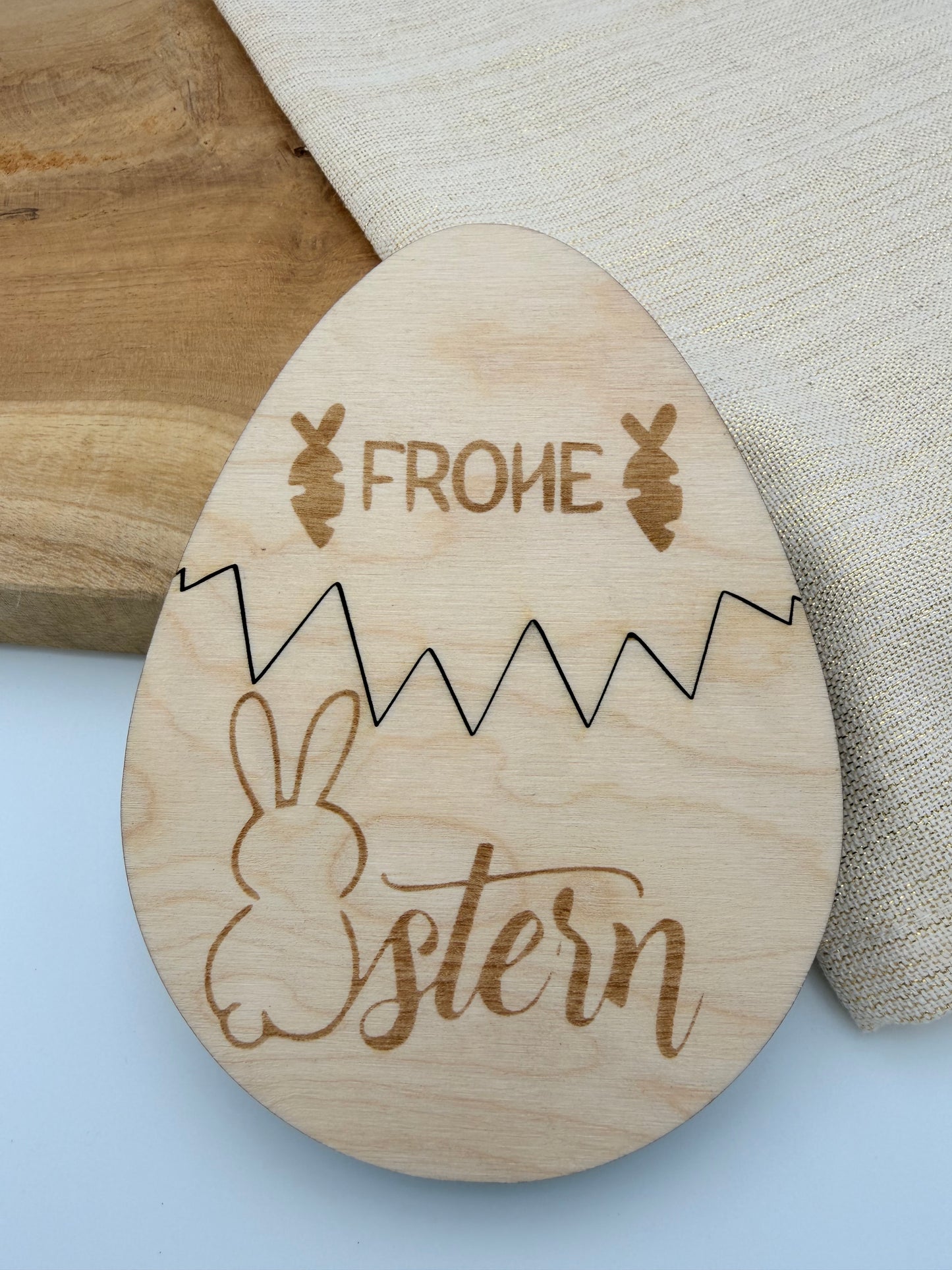 Geldgeschenk zu Ostern- Osterei aus Holz