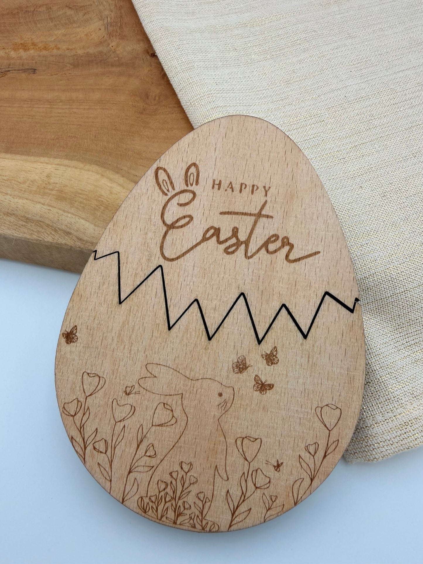 Geldgeschenk zu Ostern- Osterei aus Holz
