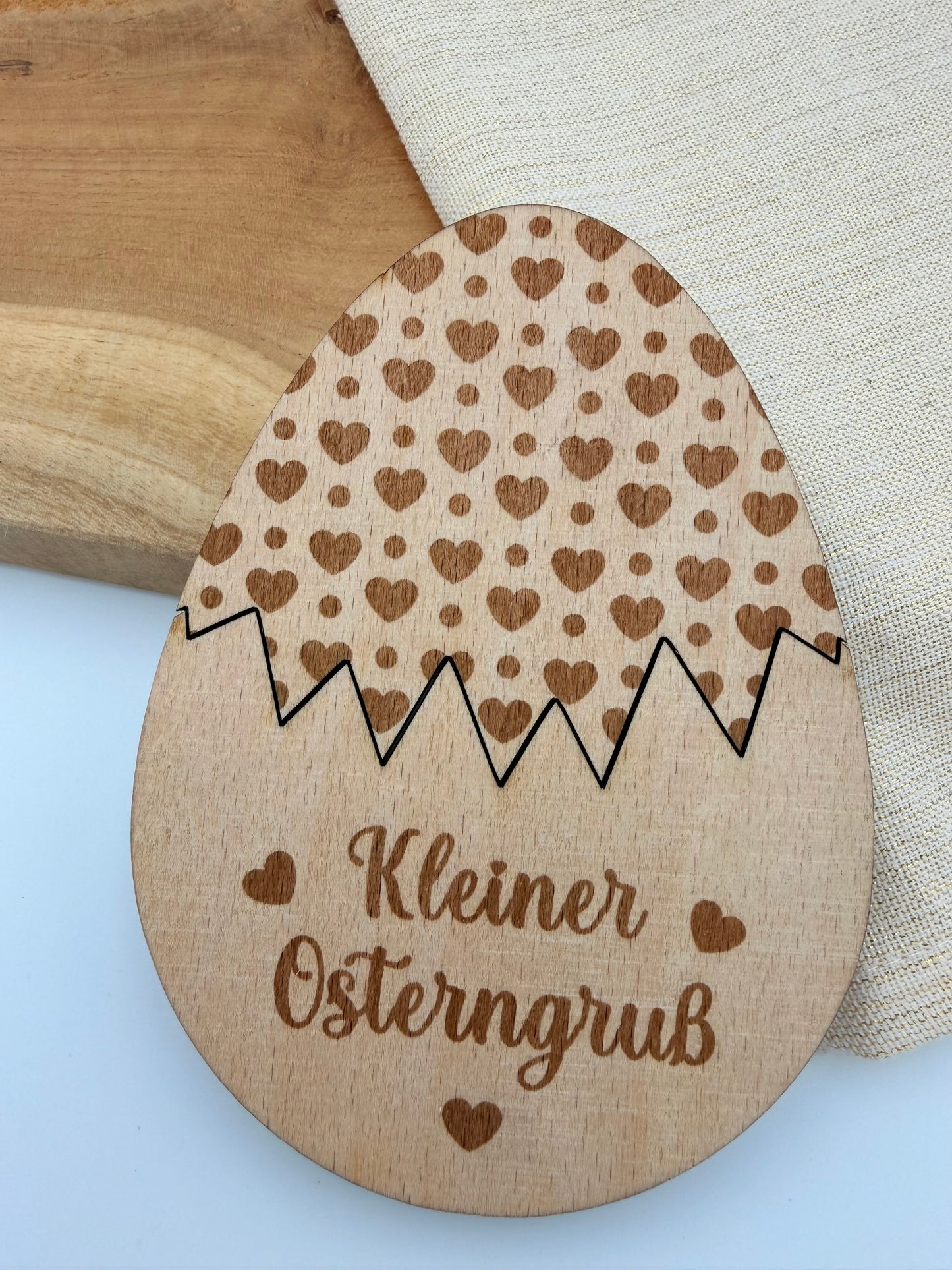 Geldgeschenk zu Ostern- Osterei aus Holz