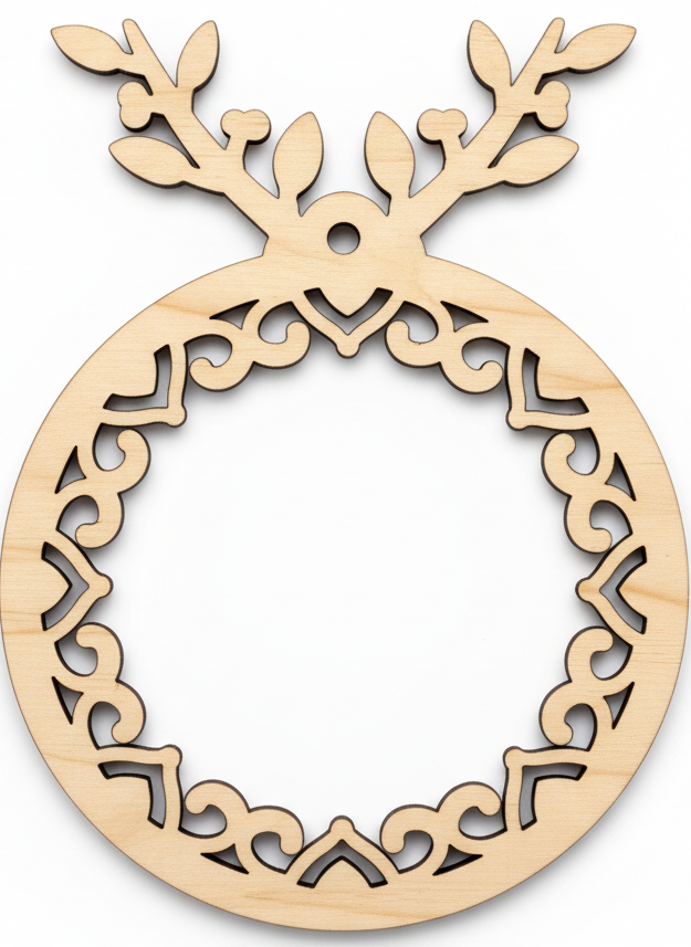 Elchzweig Weihnachtskugel