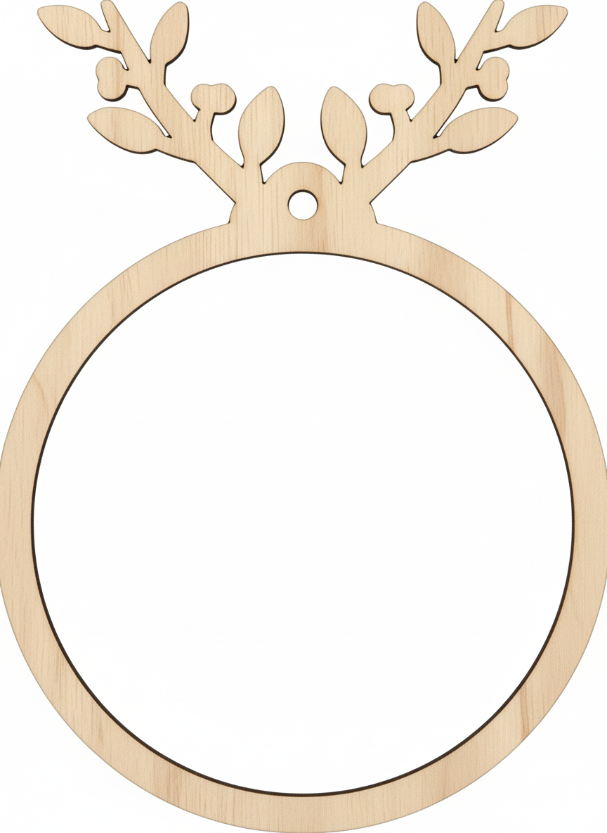 Elchzweig Weihnachtskugel