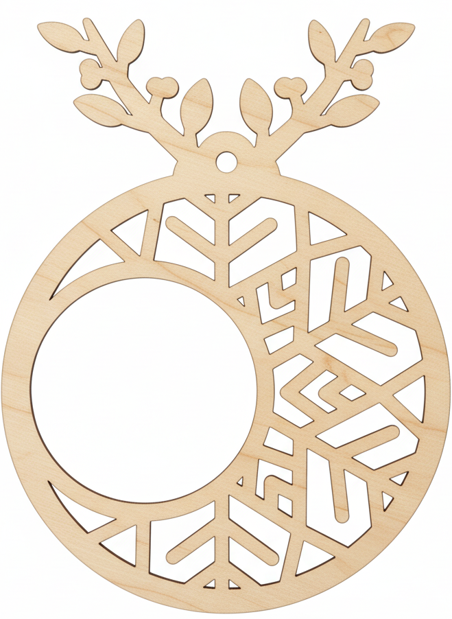 Elchzweig Weihnachtskugel