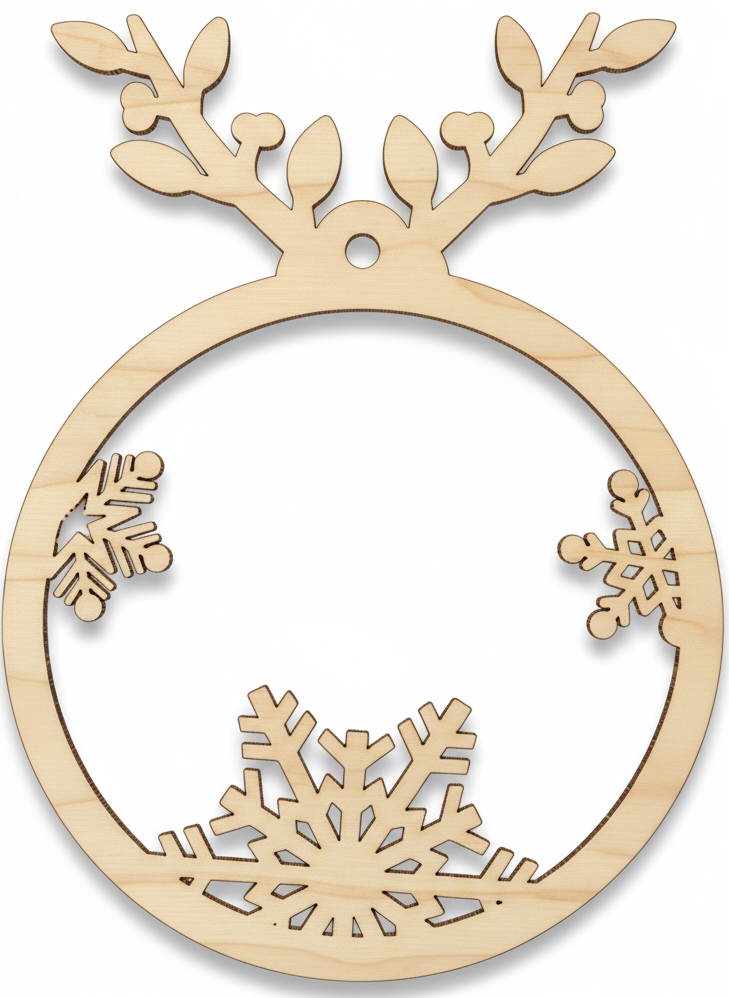 Elchzweig Weihnachtskugel