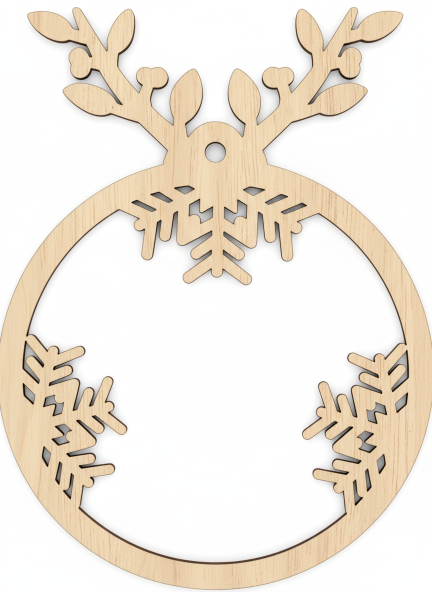 Elchzweig Weihnachtskugel