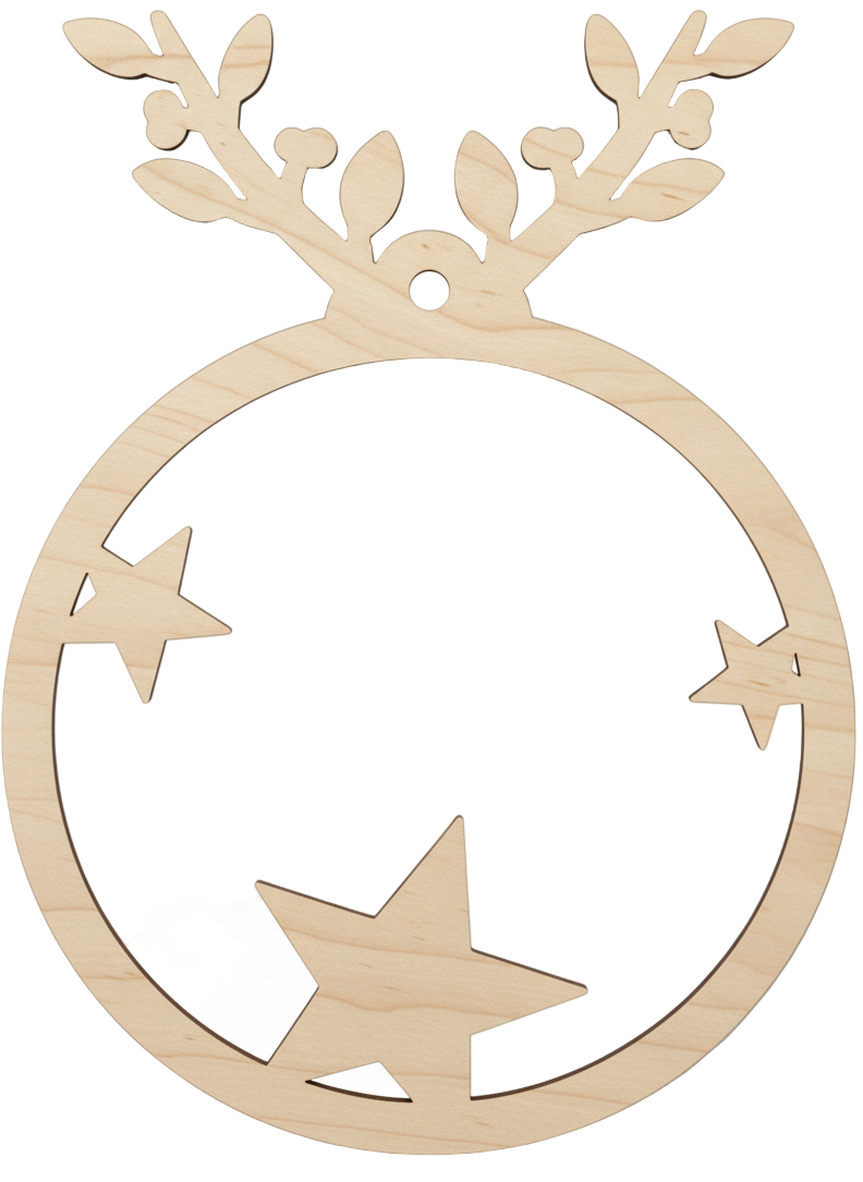 Elchzweig Weihnachtskugel