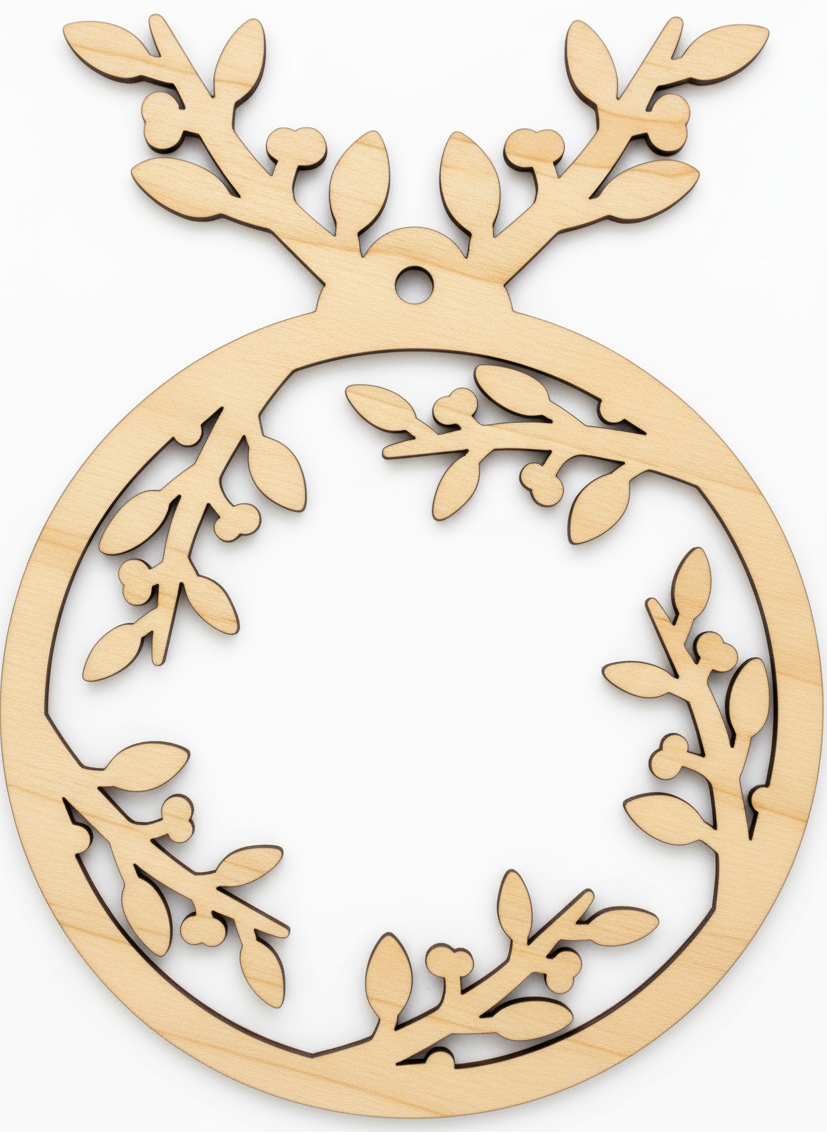 Elchzweig Weihnachtskugel